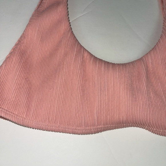 KORAL Swim Top Ribbed Rose Blush S - Picture 9 of 14
